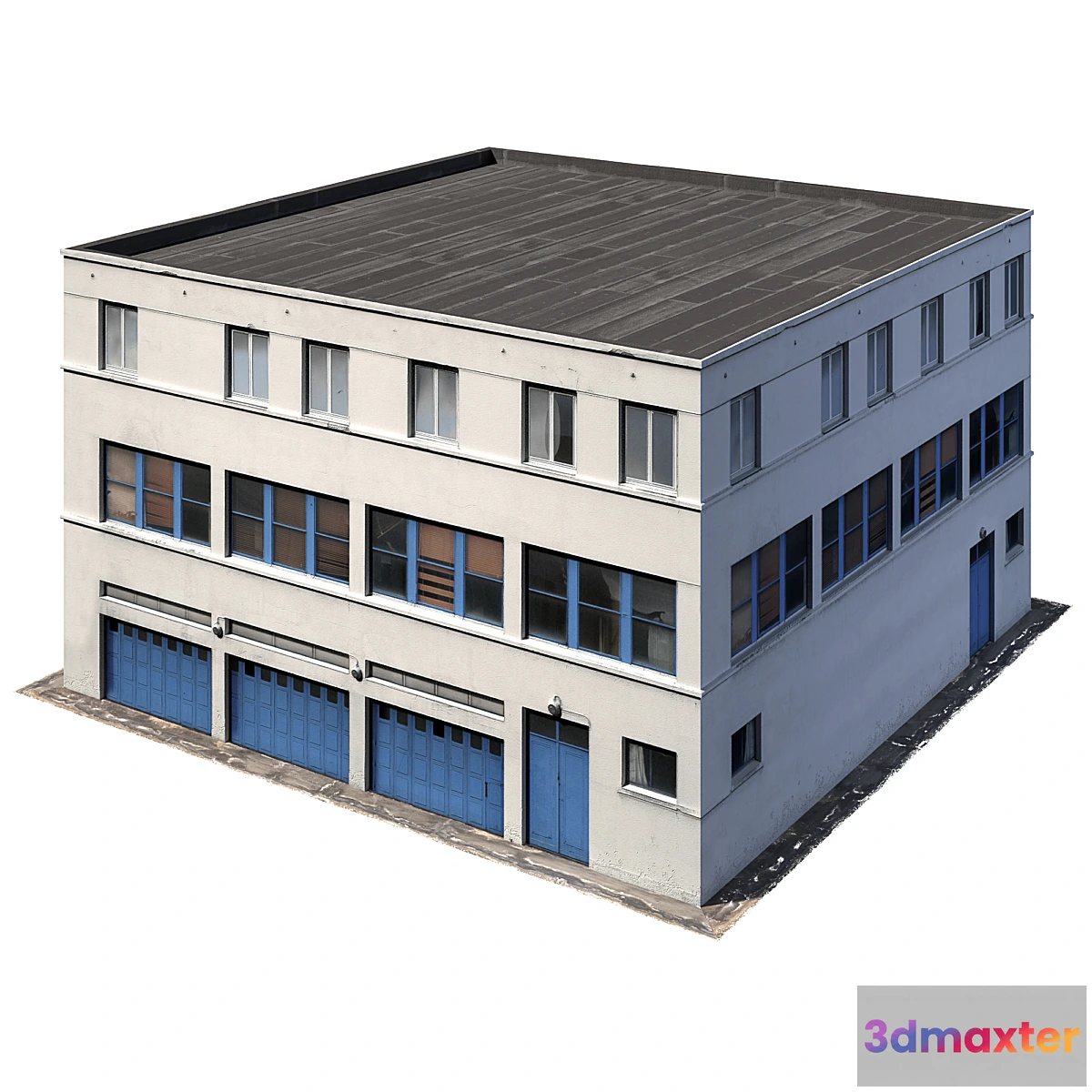 1411606 - Low poly building 8K texture 3D Max