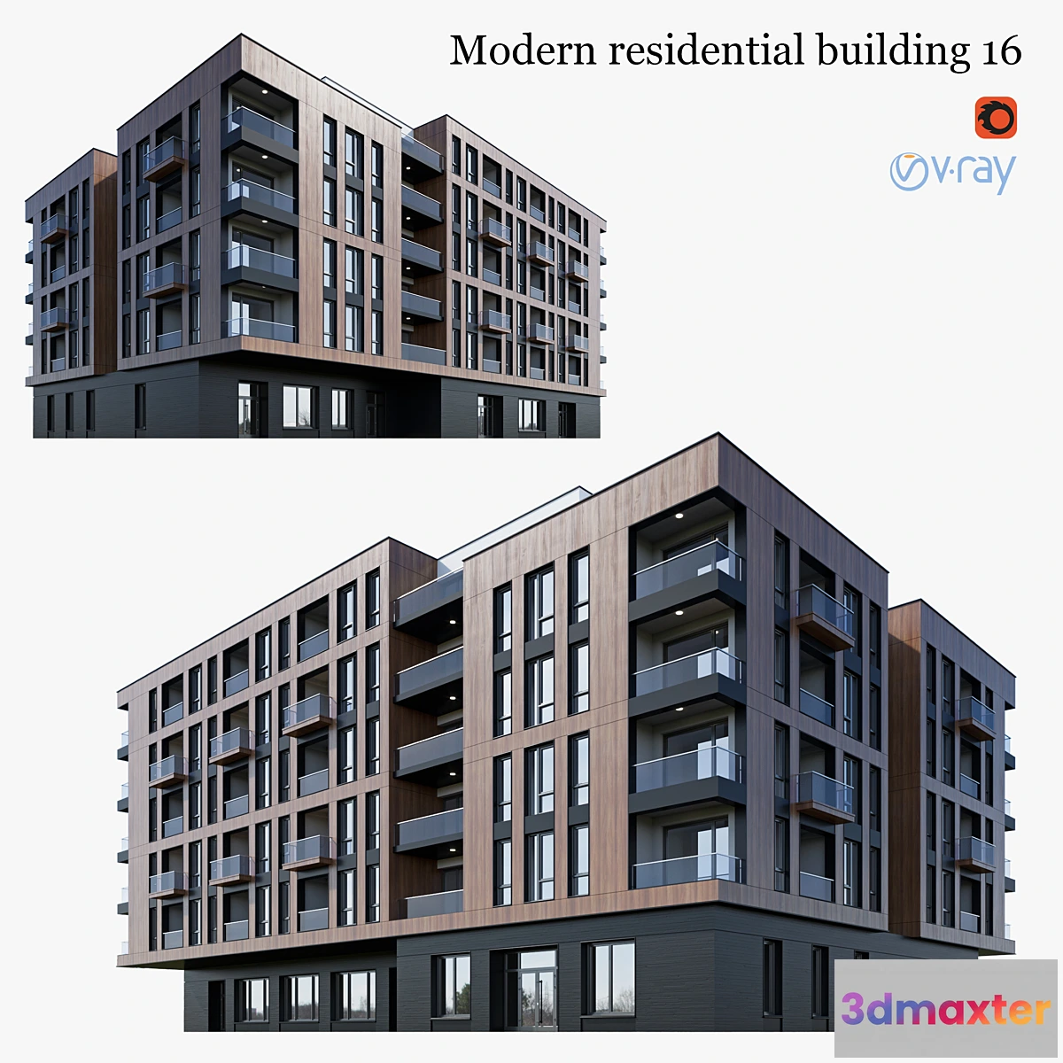 1412258 - residential building 16 3D Max