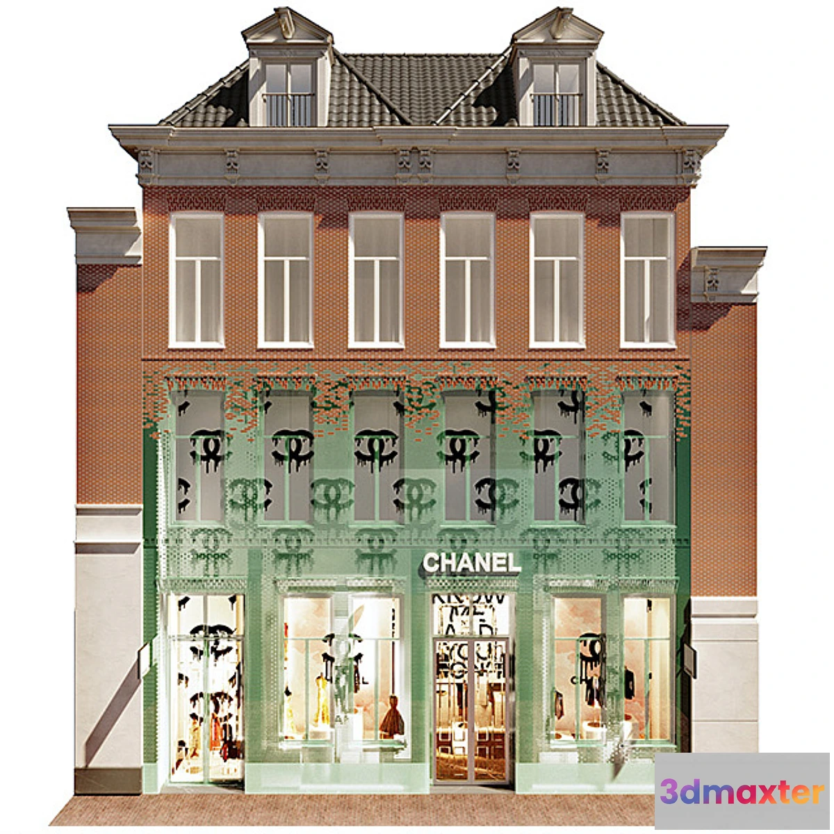 1413060 - Facade CHANEL 3D Max