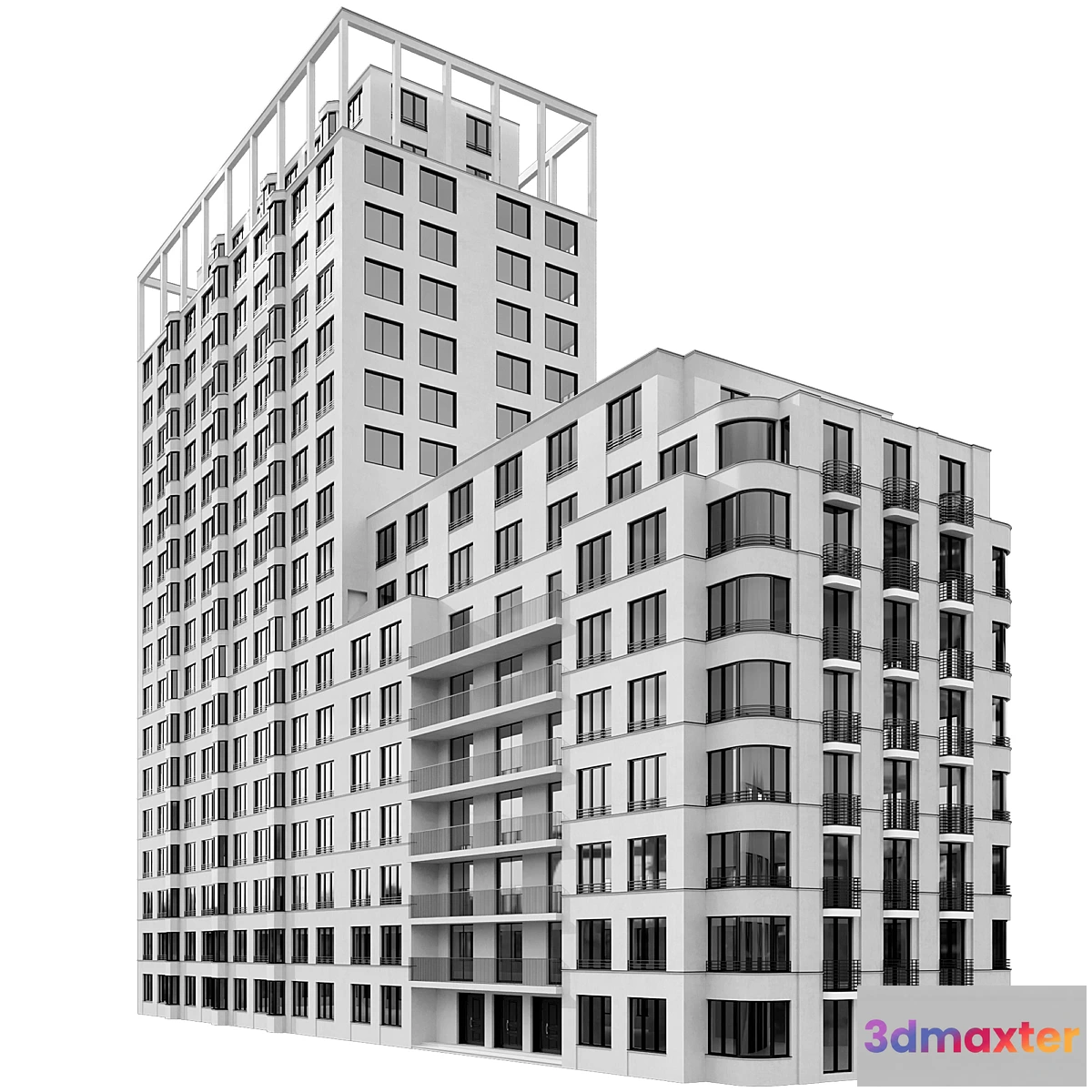 1414954 - RESIDENTIAL BUILDING NO105 3D Max