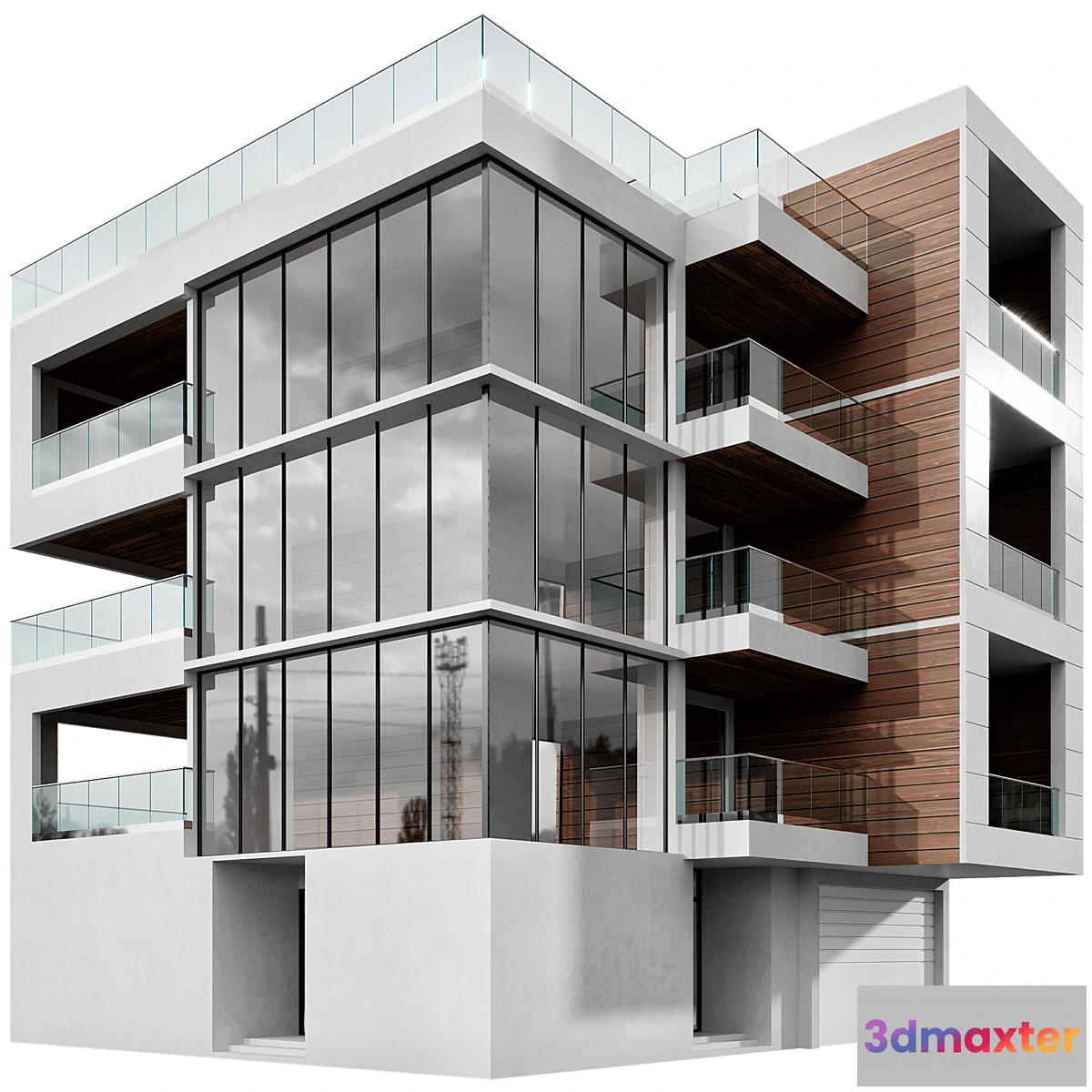 1421204 - RESIDENTIAL BUILDING NO48 3D Max