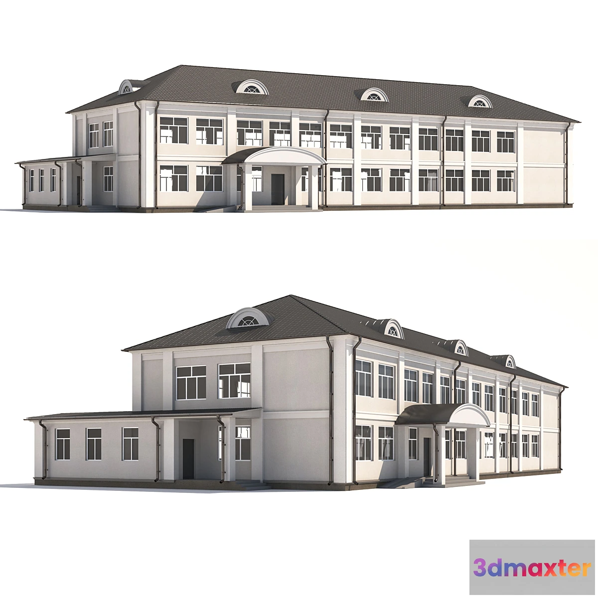 1424684 - Municipal building 3D Max