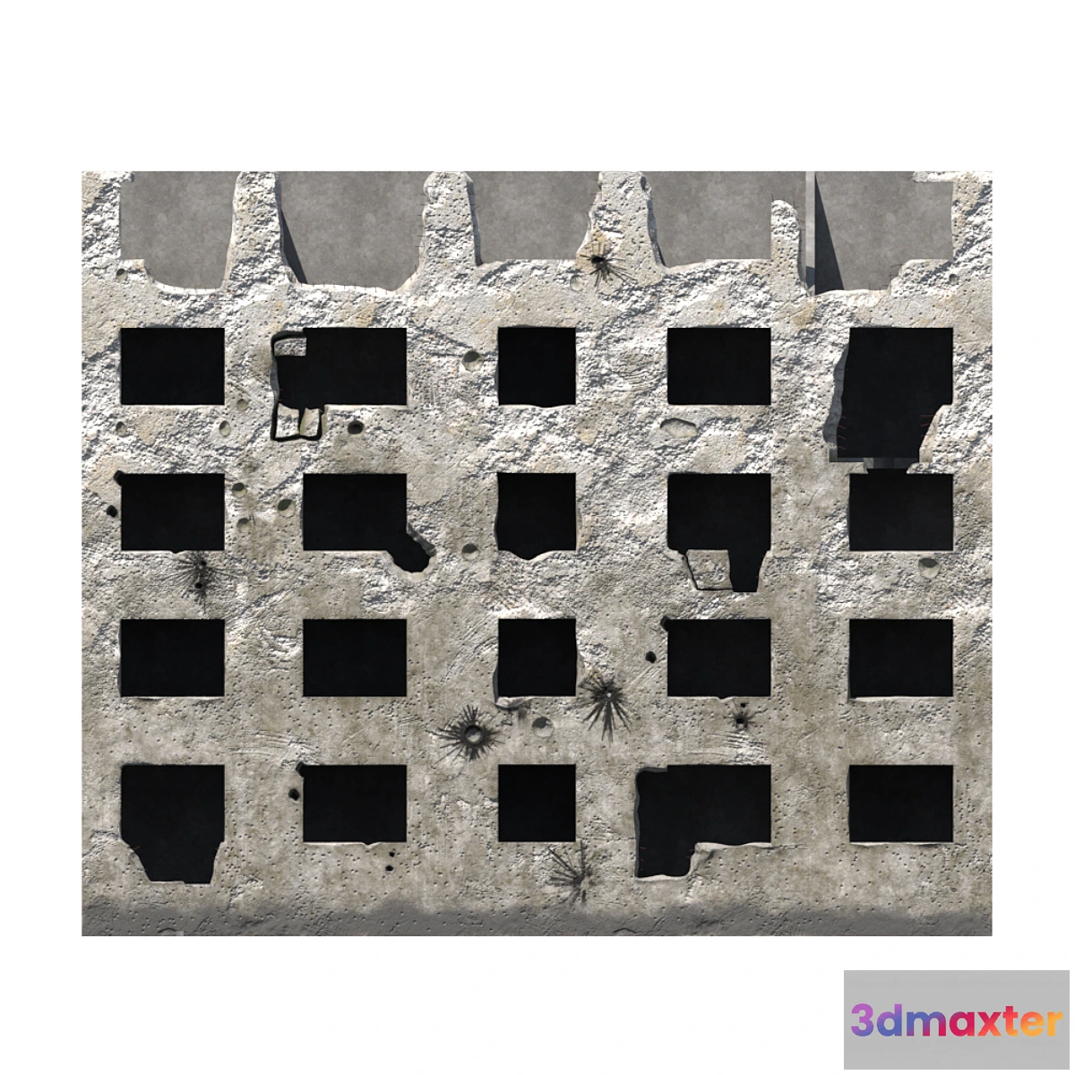 1427182 - Ruined facade 3D Max