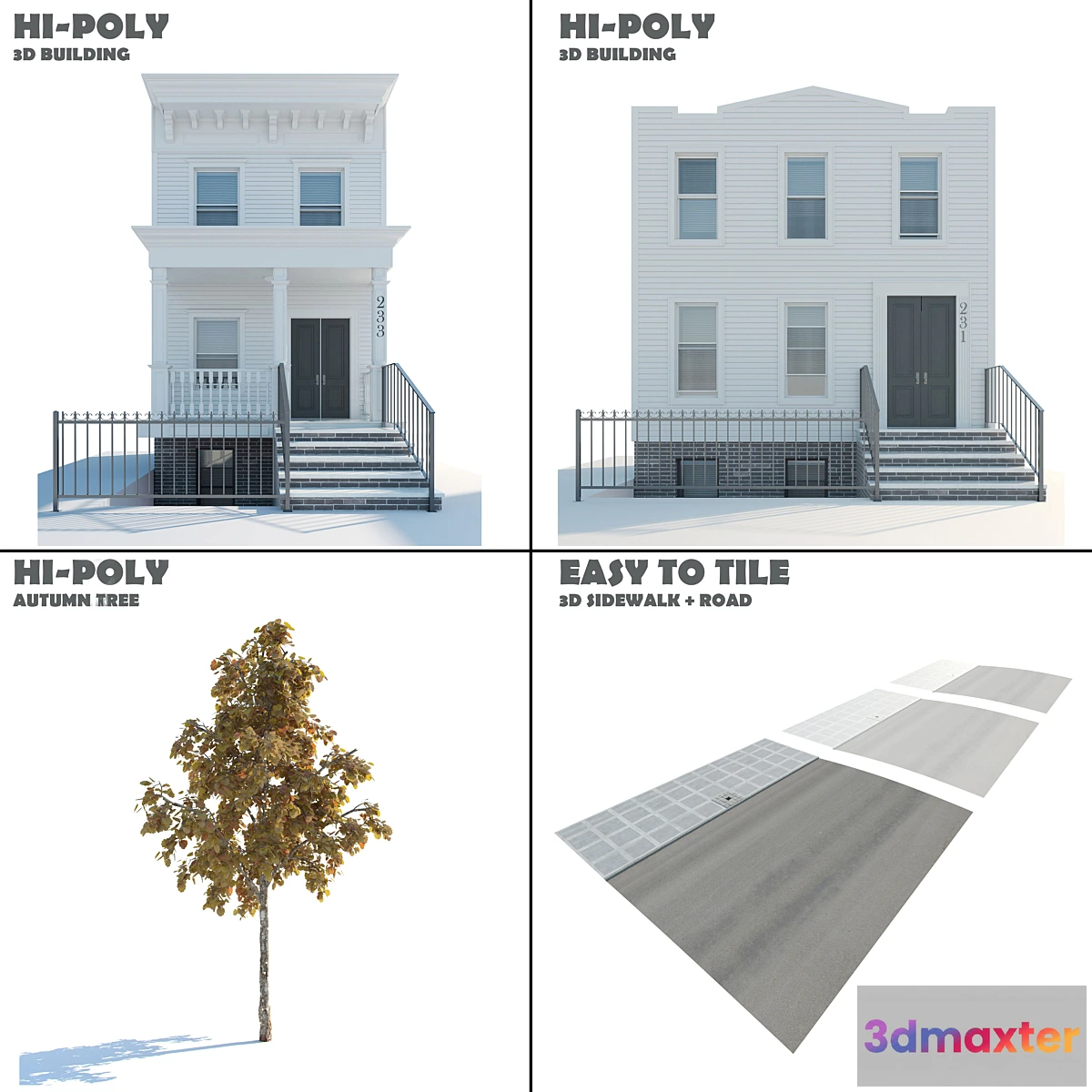 1430202 - Urban Environment Set 3D Max