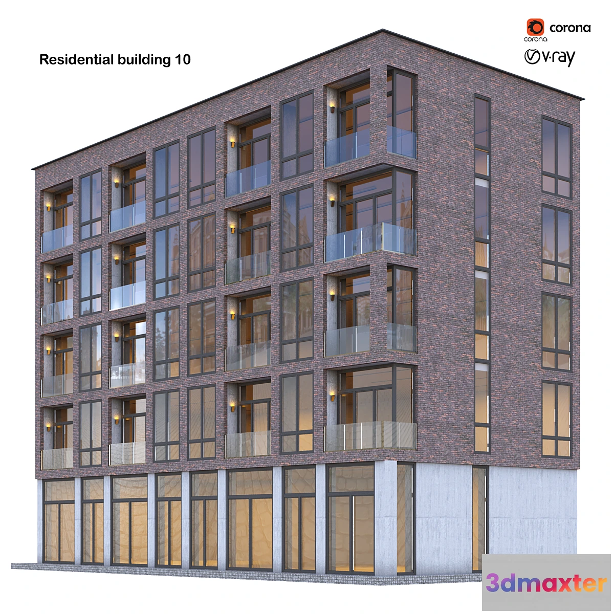1430582 - Residential building 10 3D Max