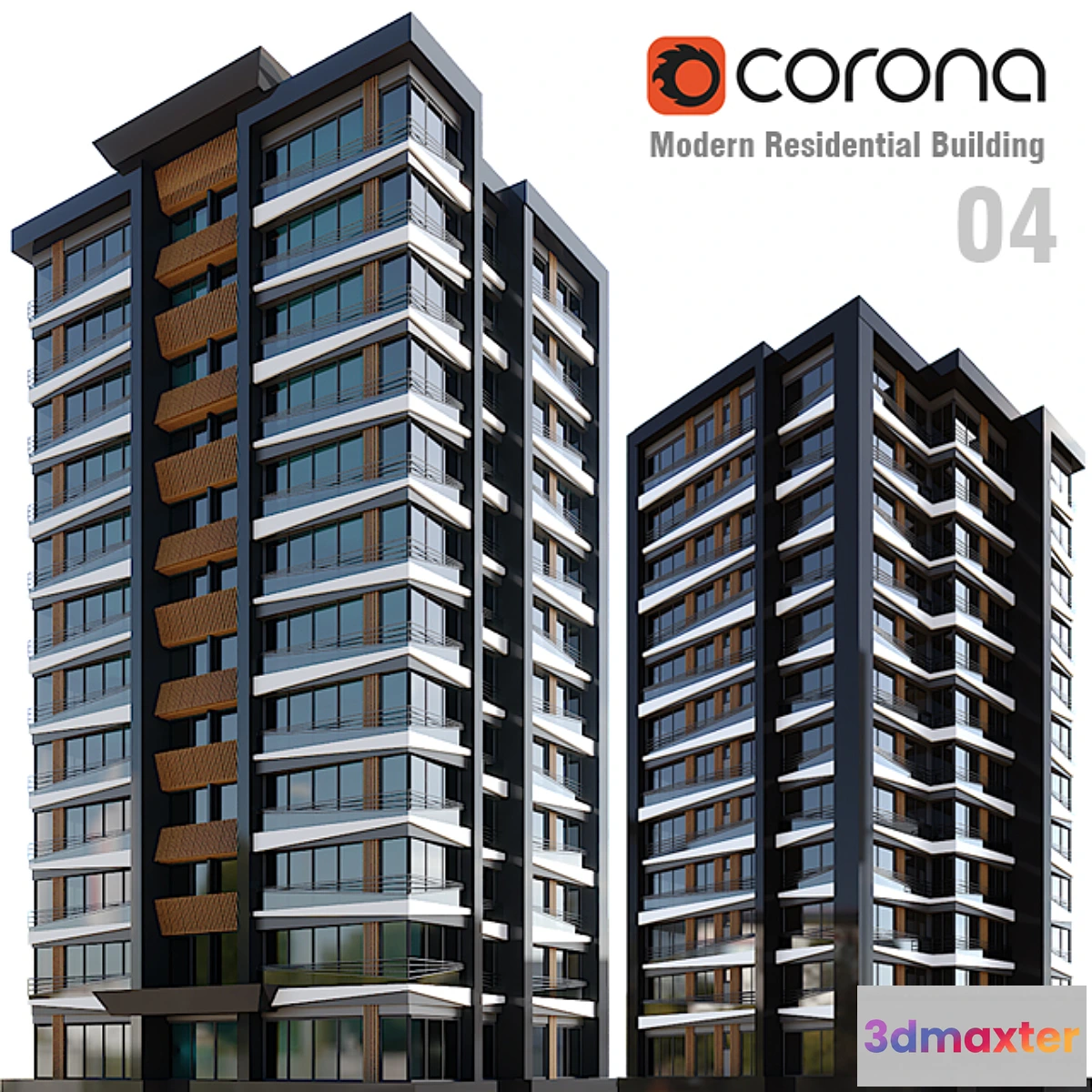 1430610 - Modern Residential Building 04 3D Max