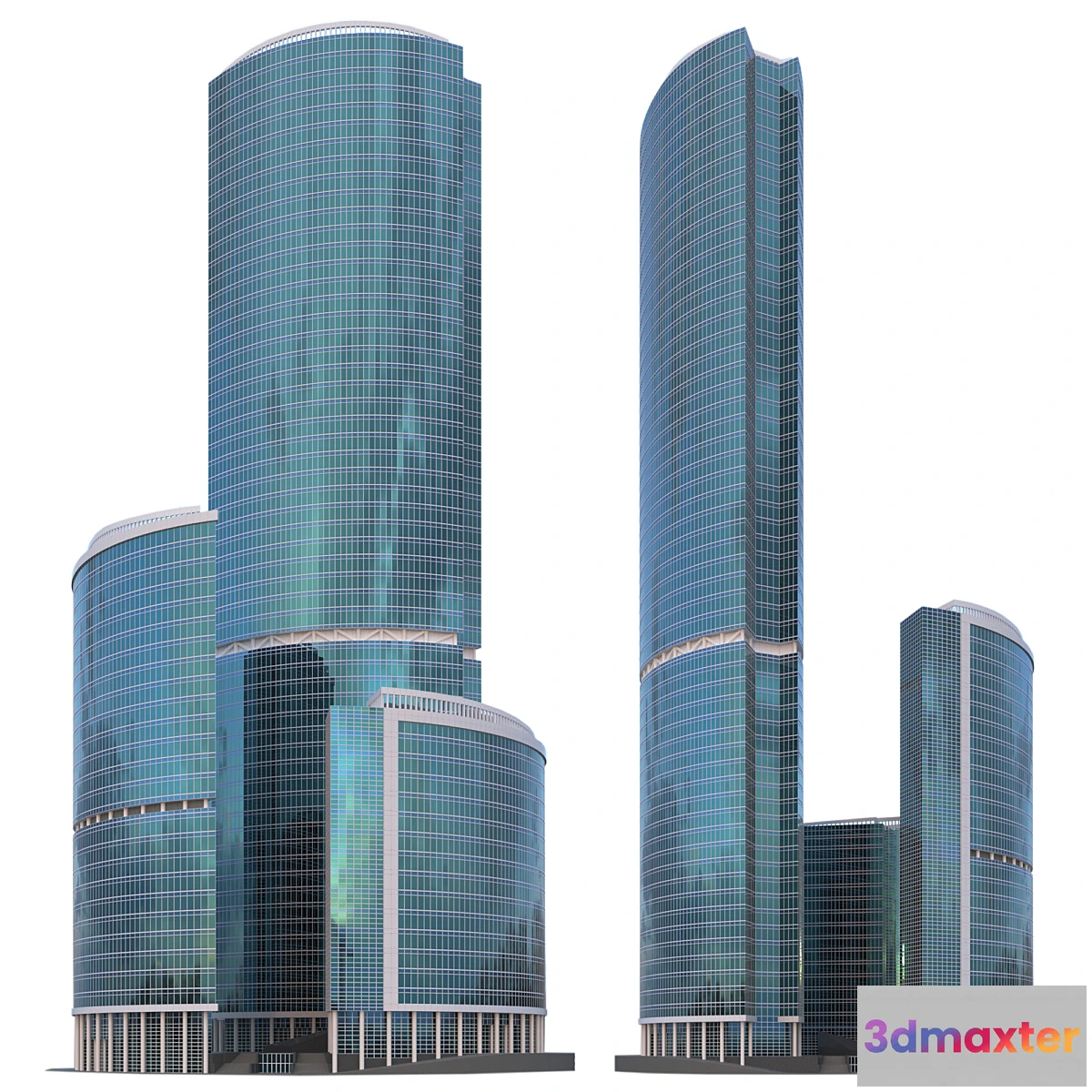 1432466 - Skyscraper “Tower on the Embankment” in Moscow City 3D Max