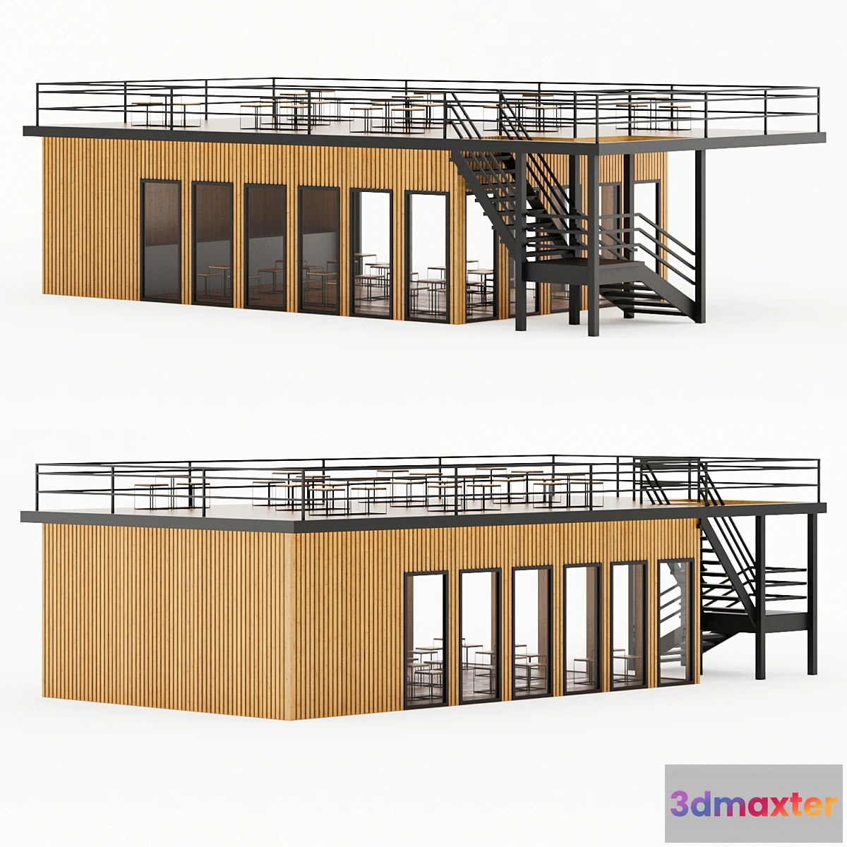 1438626 - Street Cafe 3D Max