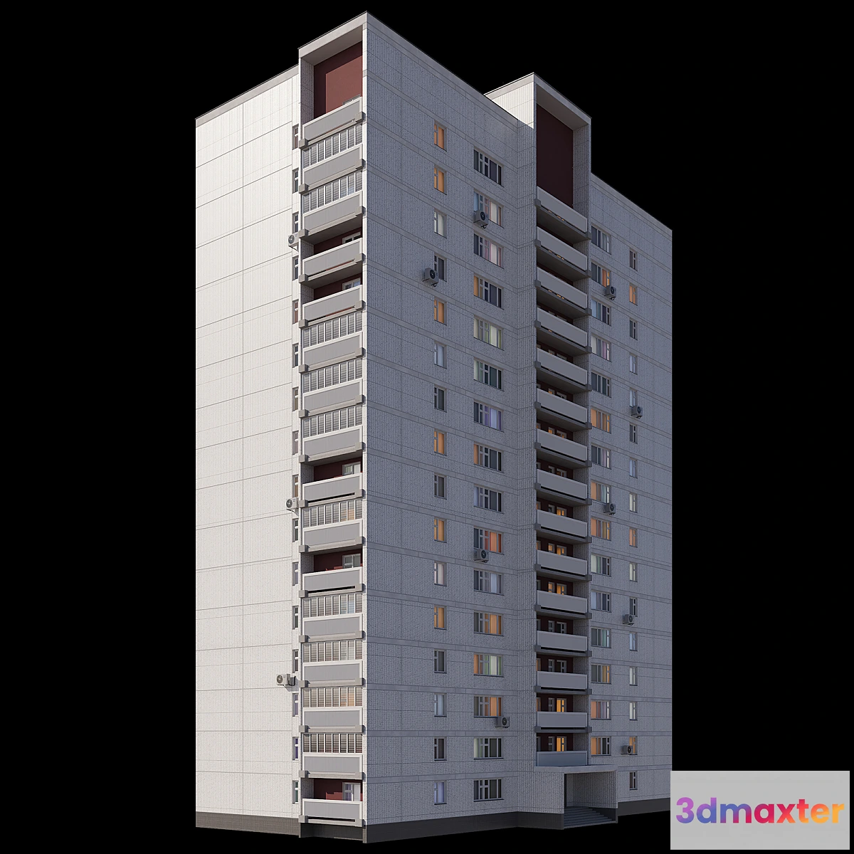 1440070 - standard house series II-68-01 3D Max