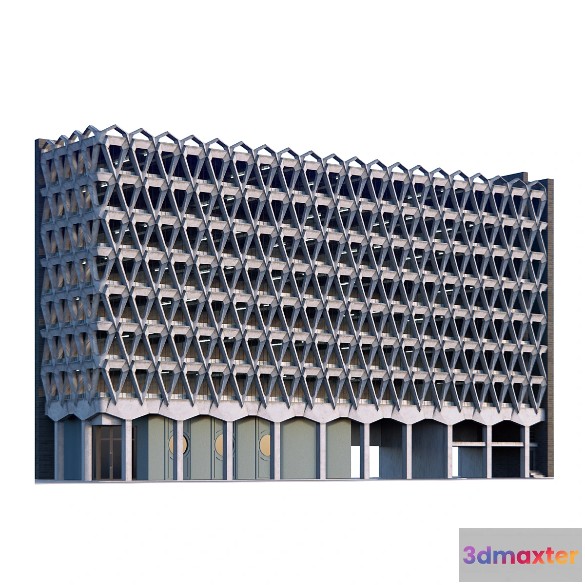 1446512 - Facade parking 3D Max