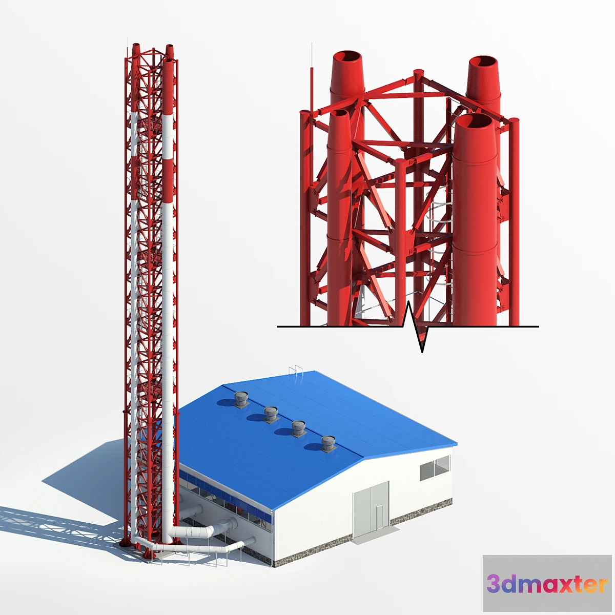 1461222 - Boiler room 3D Max