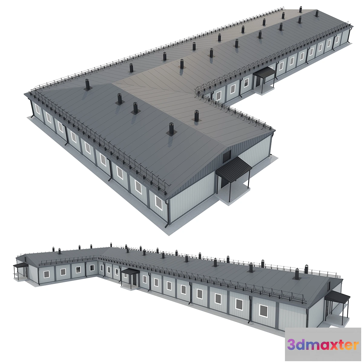 1464010 - Modular building 3D Max