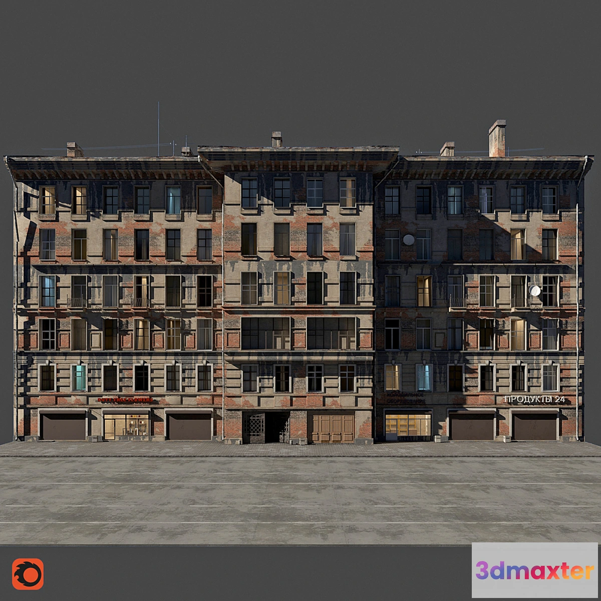 1464746 - Saint Petersburg Ligovsky pr. 3D Max