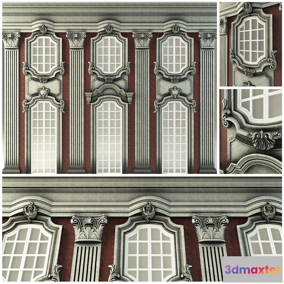 1466458 - Facade 3D Max