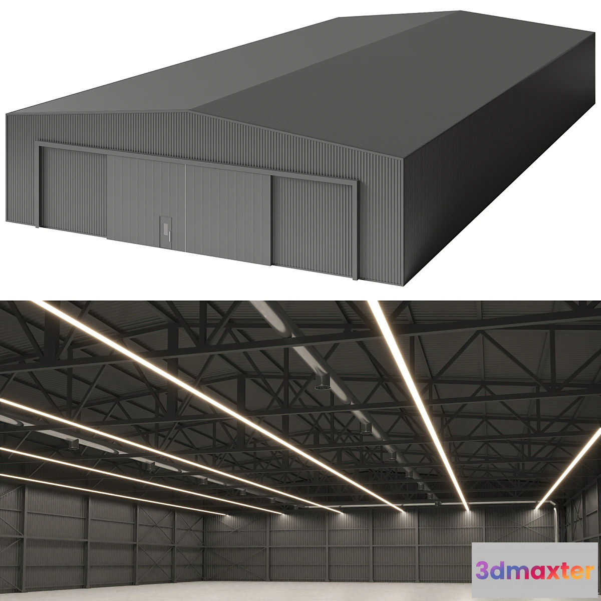 1469706 - Warehouse Hangar 3D Max