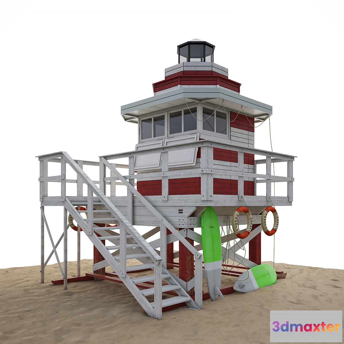 1469770 - Lifeguard Station 3D Max