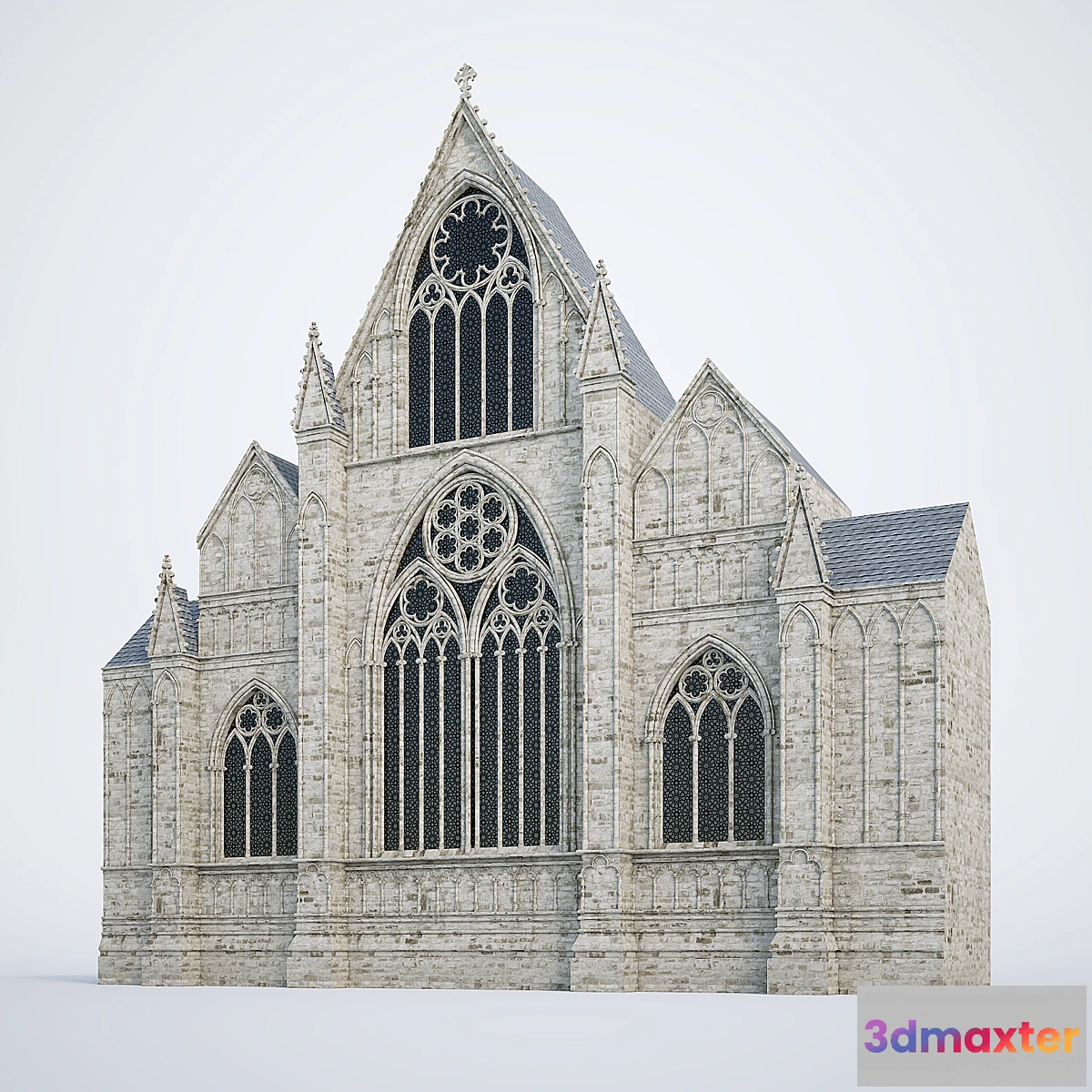 1471638 - Gothic facade 3D Max