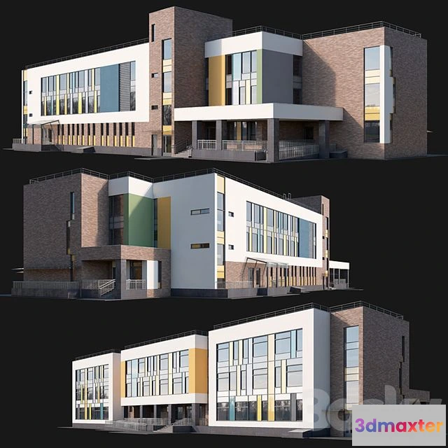 1538108 - Modern kindergarten 3D Max