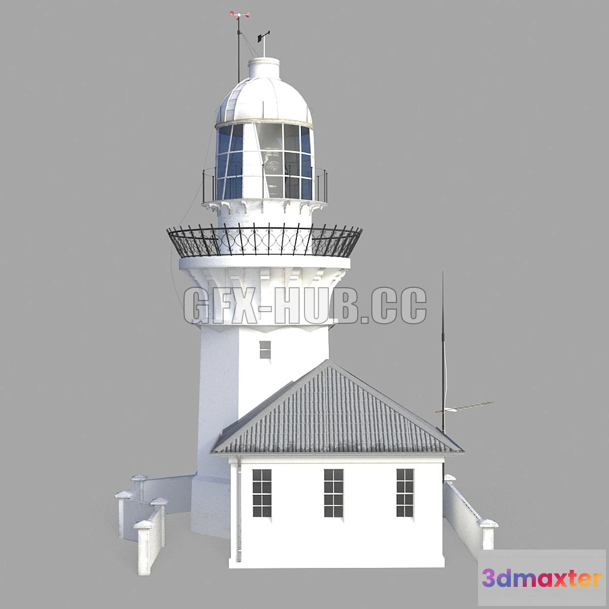 1546453 - Cmoky Cap Lighthouse (Australia) 3D Max