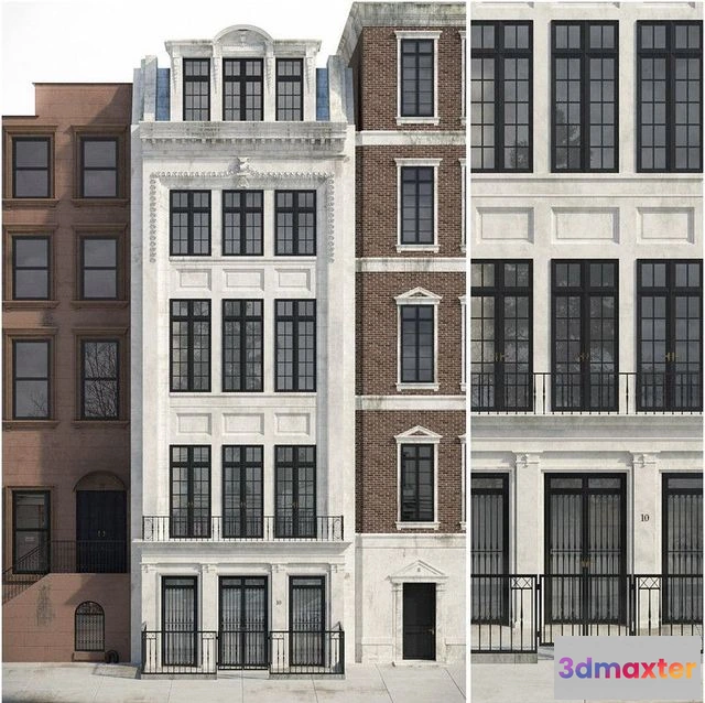 1548885 - Classic facade 3D Max