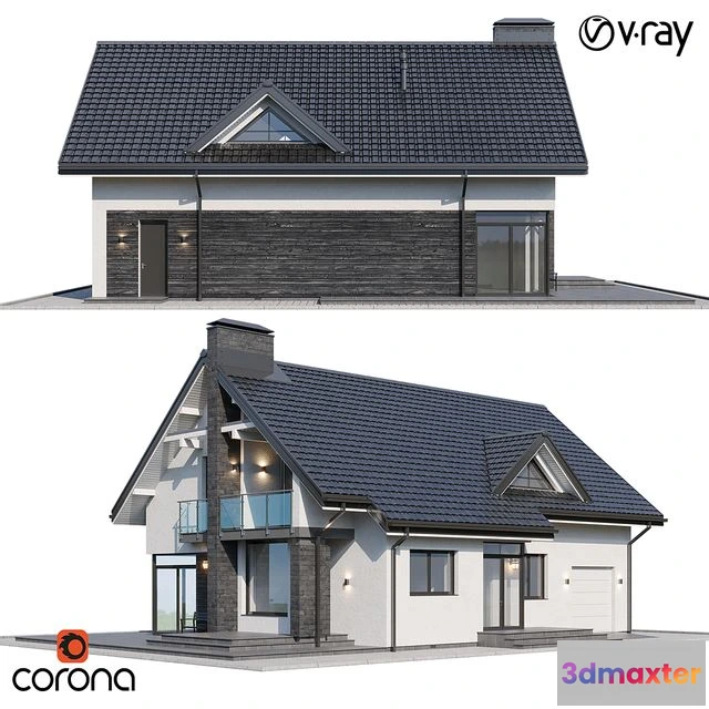 1549385 - Amber house 3D Max