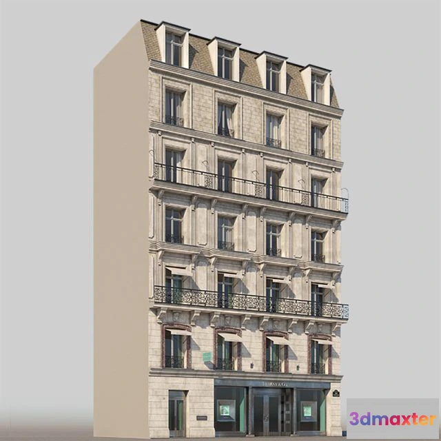 1557095 - Facade les Champs 3D Max