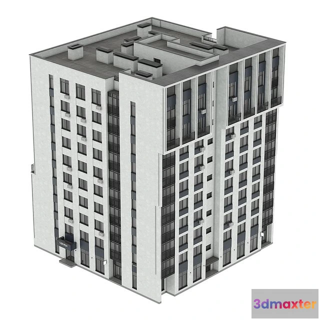 1557565 - House multi-storey 3D Max