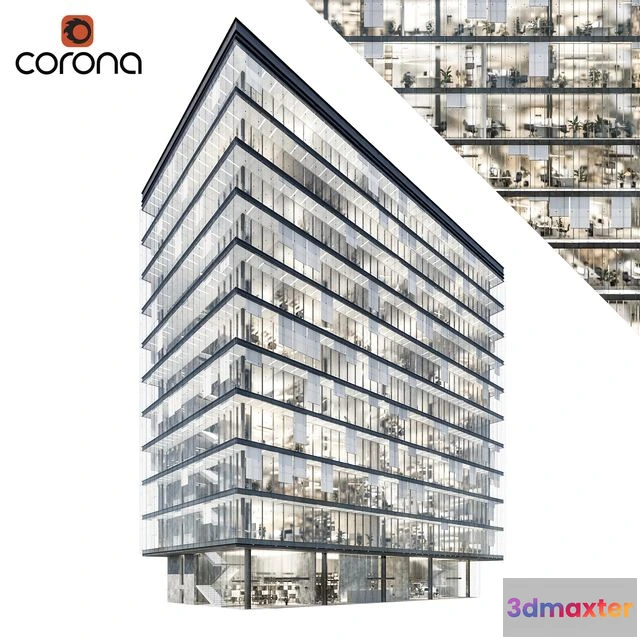 1558599 - Modern office building 04 3D Max