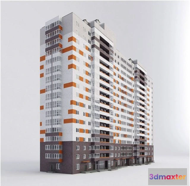 1562277 - Multi-storey building 3D Max