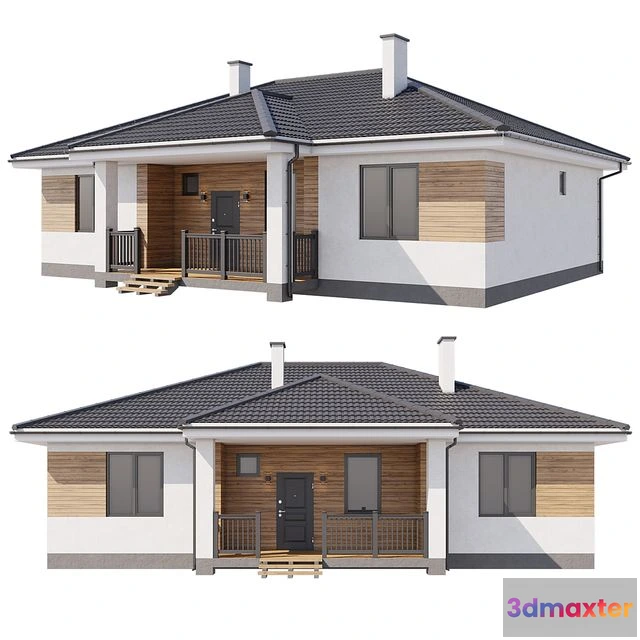 1563177 - Country house 120 sq.m 3D Max