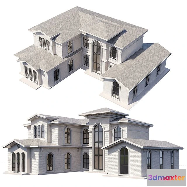 1565140 - Classical house 3D Max