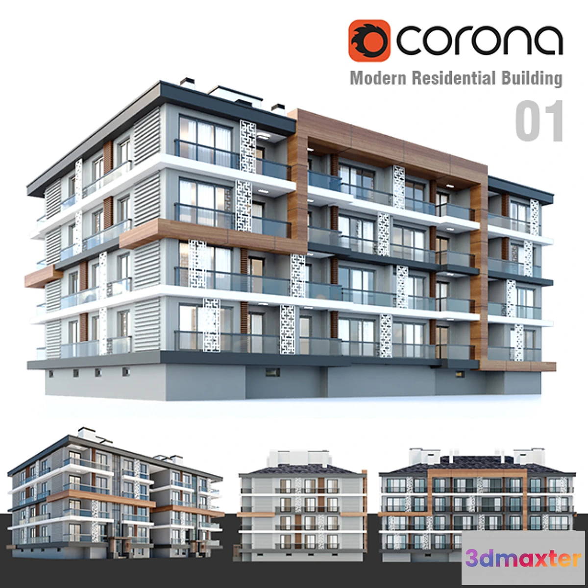 589956 - Modern Residential Building 01