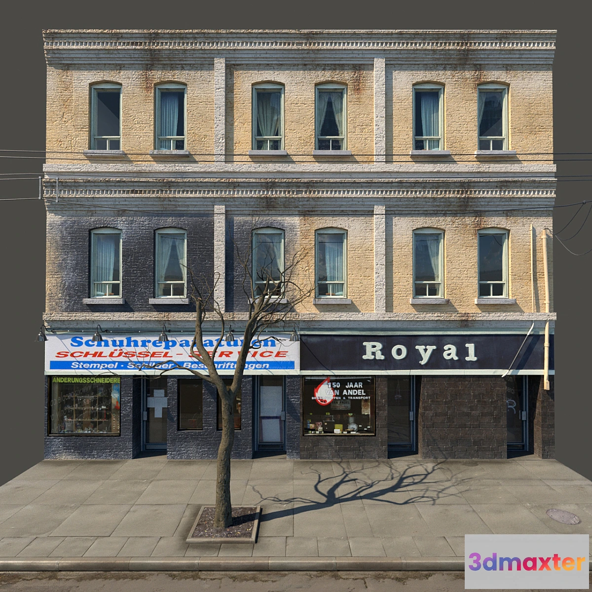 670057 - The facade of the building