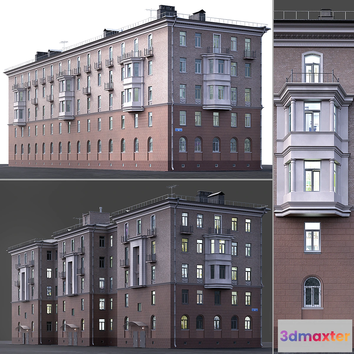 748059 - Residential building in classic style