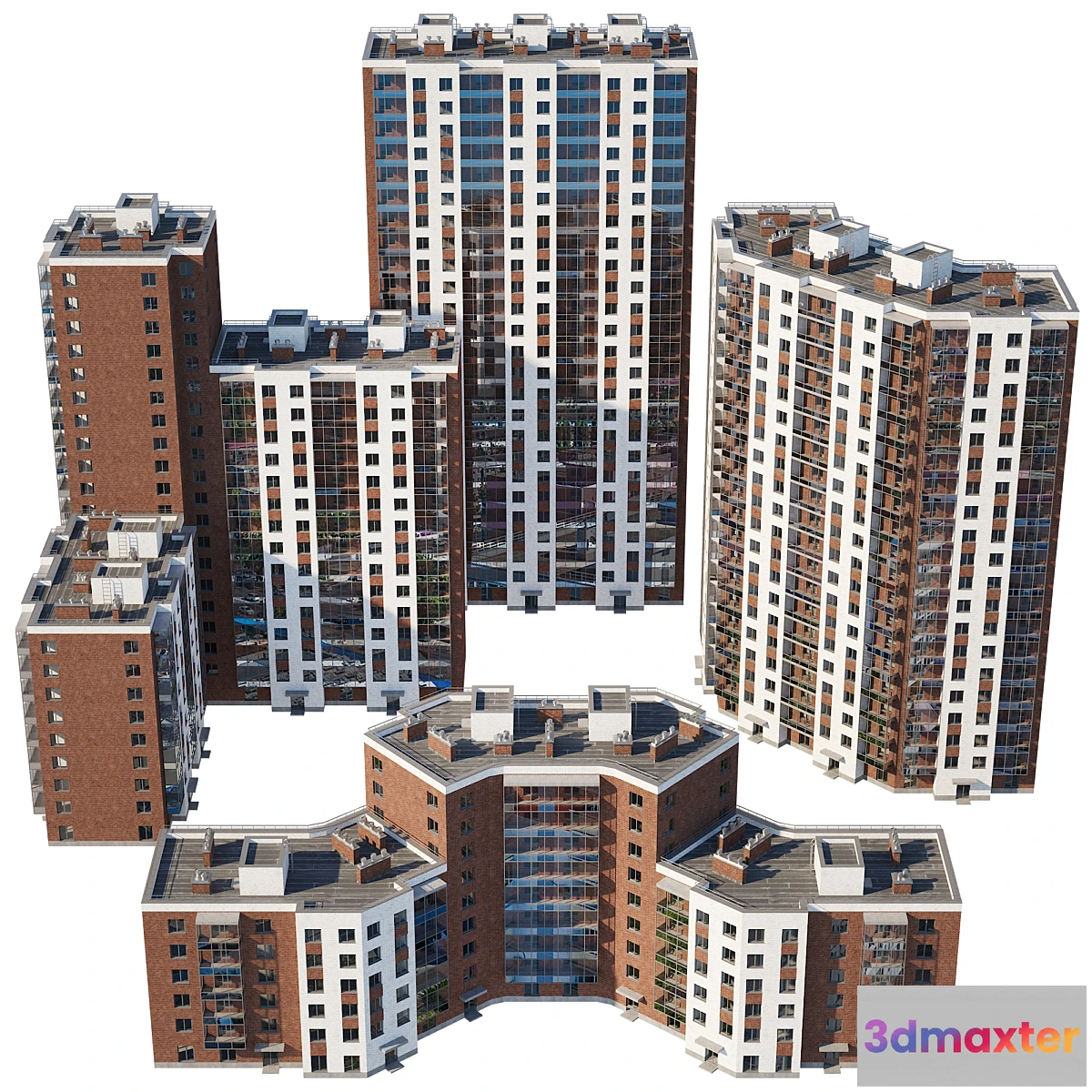 777117 - Set of multi-storey buildings