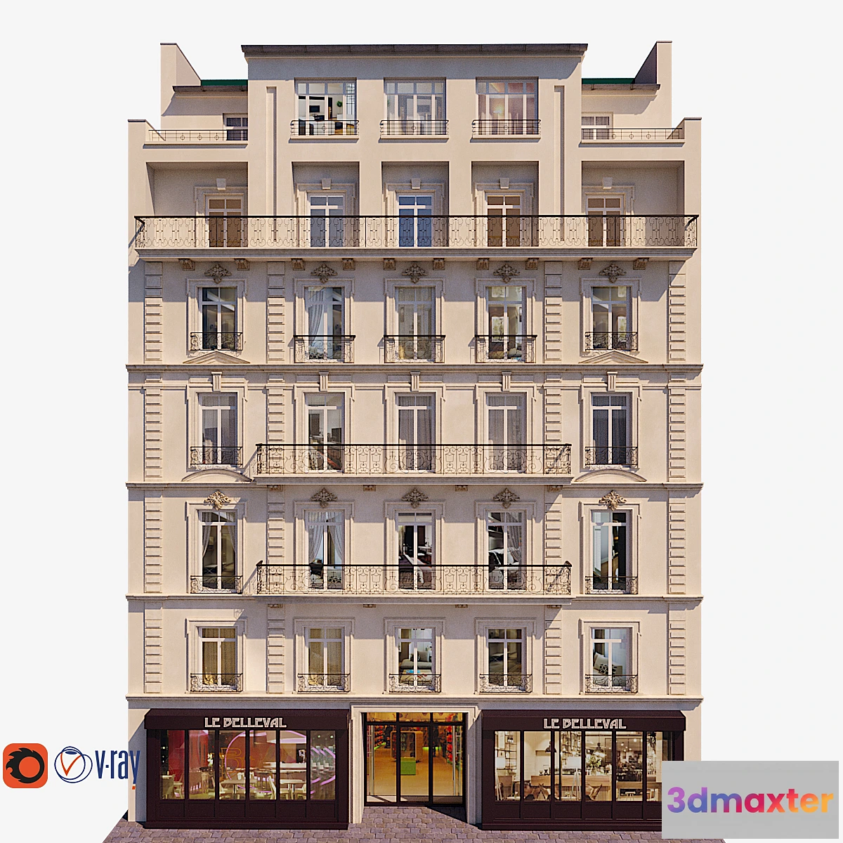 777157 - Facade for background 7