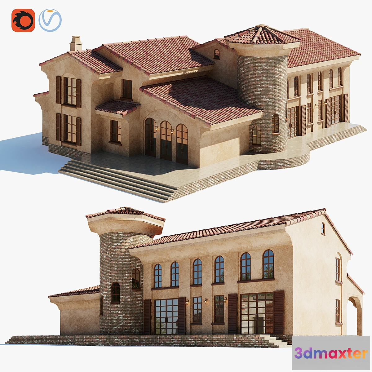 777285 - Spanish Colonial Villa