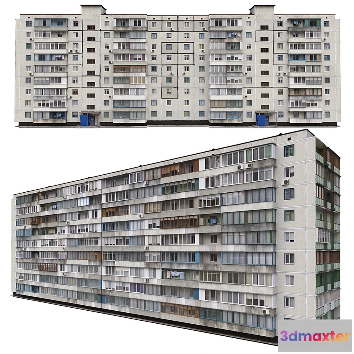 777289 - Residential building Soviet era. Series 1KG-480