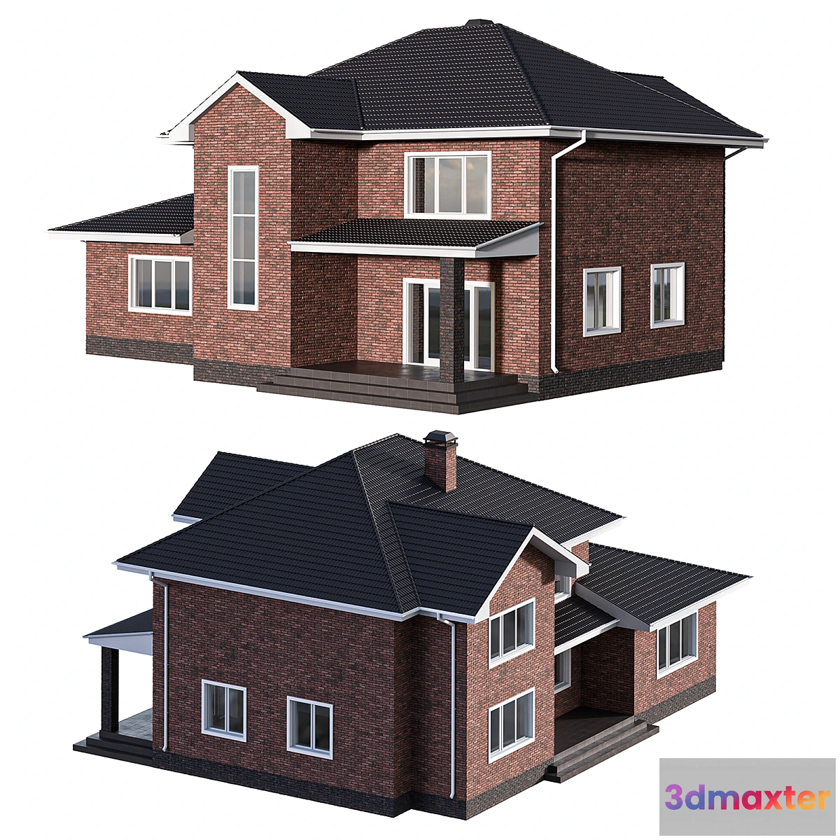 787854 - Two-storey brick house with a pitched roof