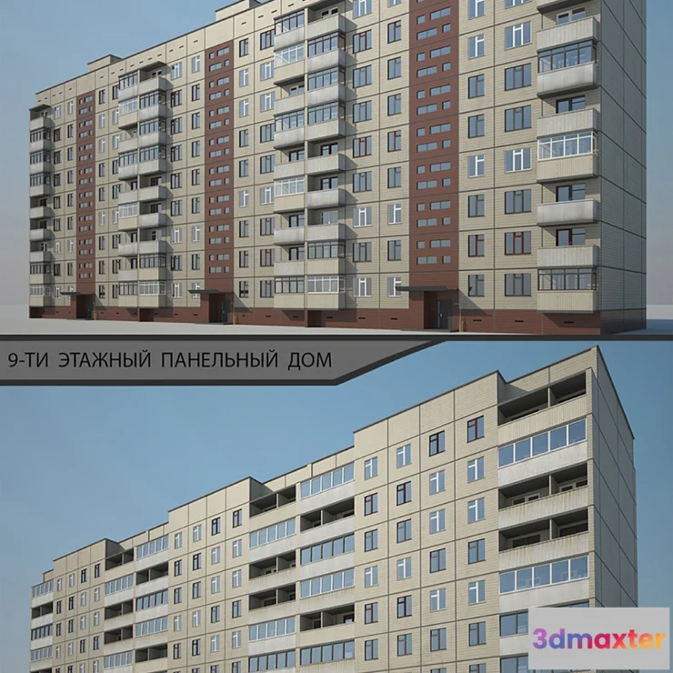 802582 - Panel 9-storey residential building