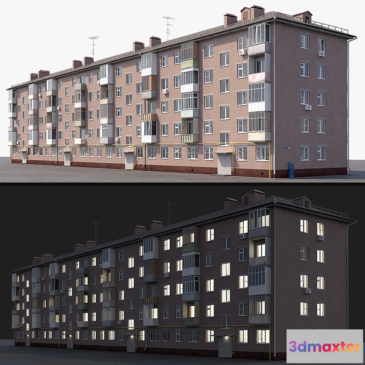 849363 - Khrushchev red brick - No.3