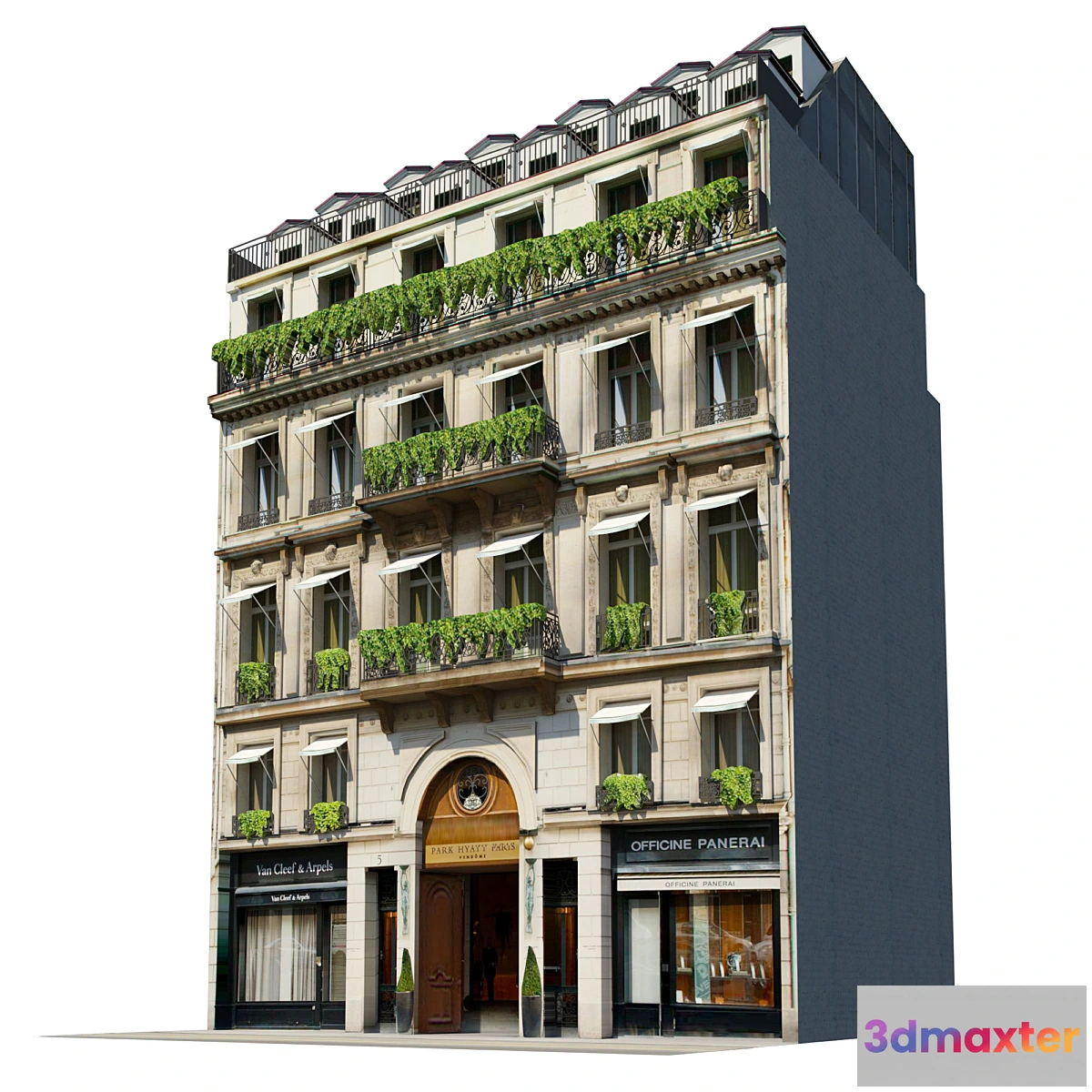 875249 - Facade for background Vol 7 Classic Hotel - No.6