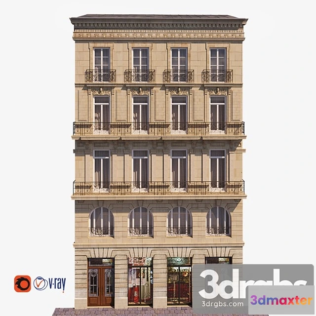 905204 - Building Facade For Background 9