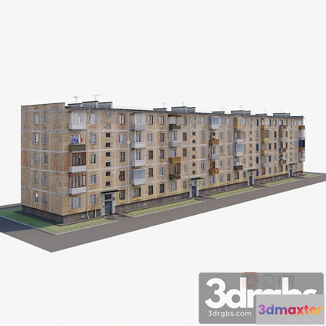 905242 - Building Khrushchev 1 464 Series