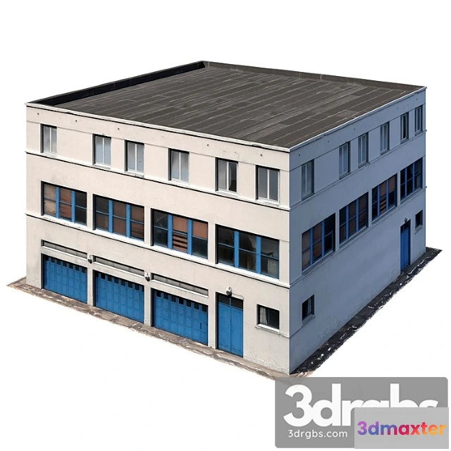 905248 - Building Lov Poly 8k Techture