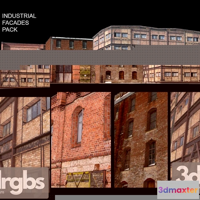 905428 - Facade For Background Vol 5 Industrial Area