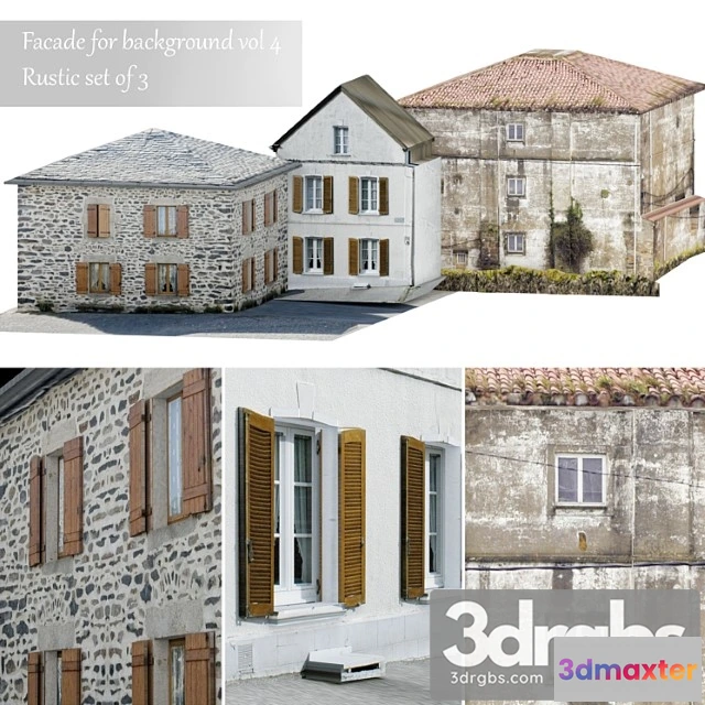 905436 - Facade For The Background Vol 4 Picturesque Village 1