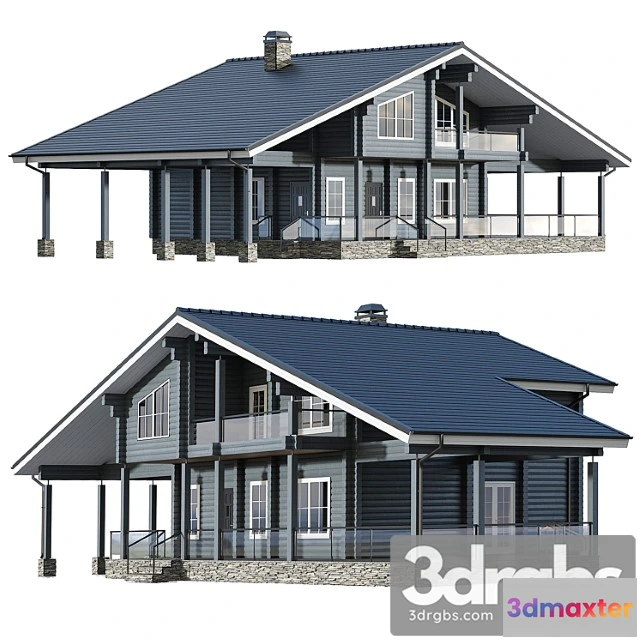 905512 - Laminated Timber House With Carport Large Terrace