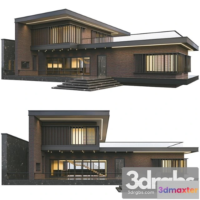 905532 - Modern brick villa