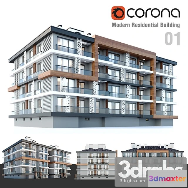 905568 - Modern Residential Building 01